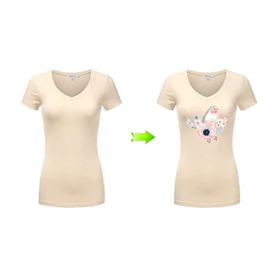 Miếng Vá Trang Trí Quần Áo Hình Chim DIY 19*19cm