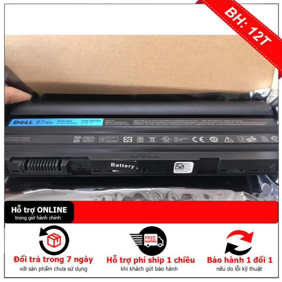 [BH12TH] Pin Zin (9Cell) Dell Latitude E6420 E6520 E6530 E6540 71R31 M5Y0X (Battery)  Chính Hãng