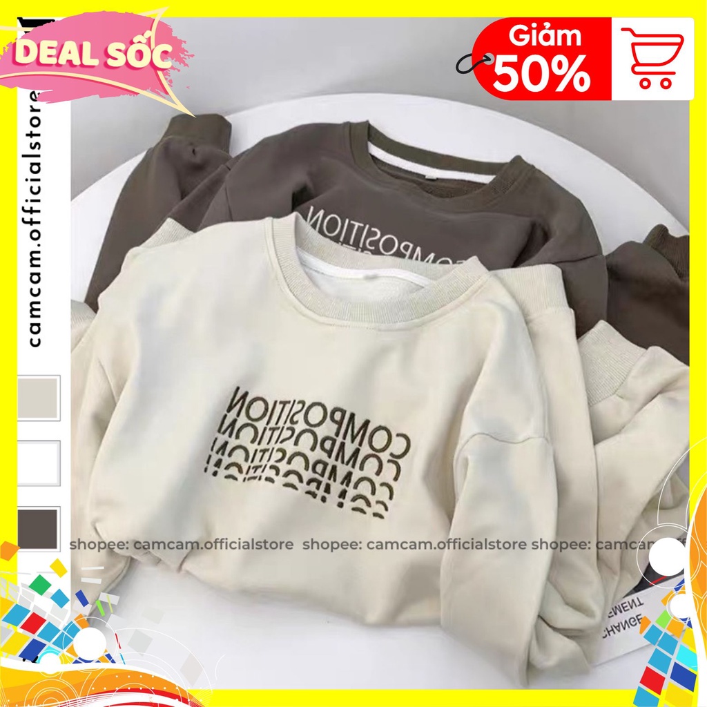 Áo Sweater Nam Nữ Form Rộng Vải Nỉ Bông Dày Dặn Áo Hoodie Bảo Châu