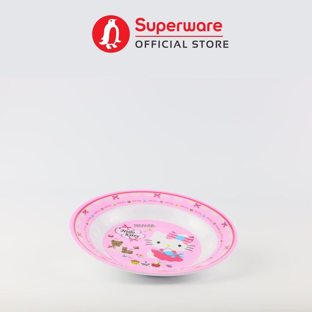 Dĩa Sâu Hello Kitty Chocolate Chất Liệu 100% Melamine | Superware Thái Lan | P182-P304