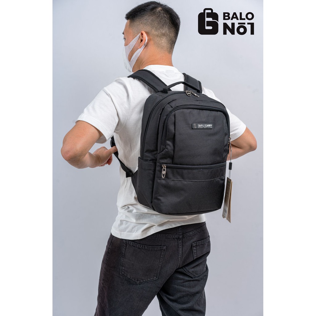 Balo Thời Trang Cao Cấp Simple Carry ISSAC 6 Black