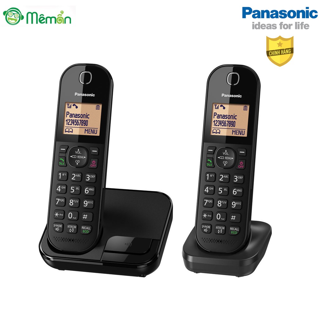 [ Hàng chính hãng ] Điện thoại bàn không dây Panasonic KX-TGC412