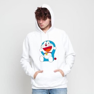 SALE- Áo nỉ Hoodie thu đông hoạt hình Doremon form suông rộng có mũ unisex - áo chất 💖