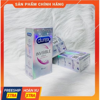 Bao cao su durex siêu mỏng durex invisiblie hộp 10 cái