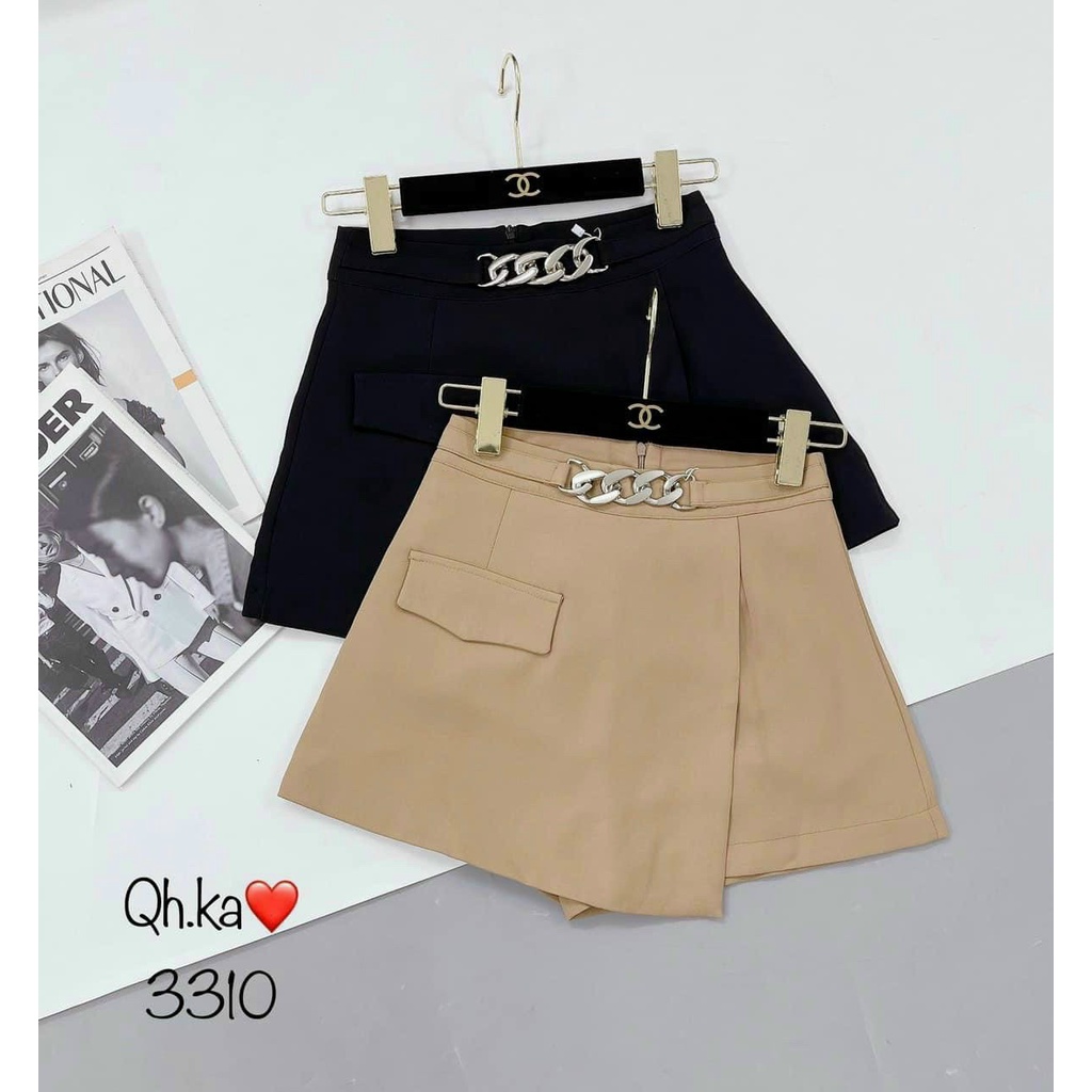 Quần Short Giả Váy Tuyết Mưa Phối Túi Giả Đáng Yêu TTKXA0389