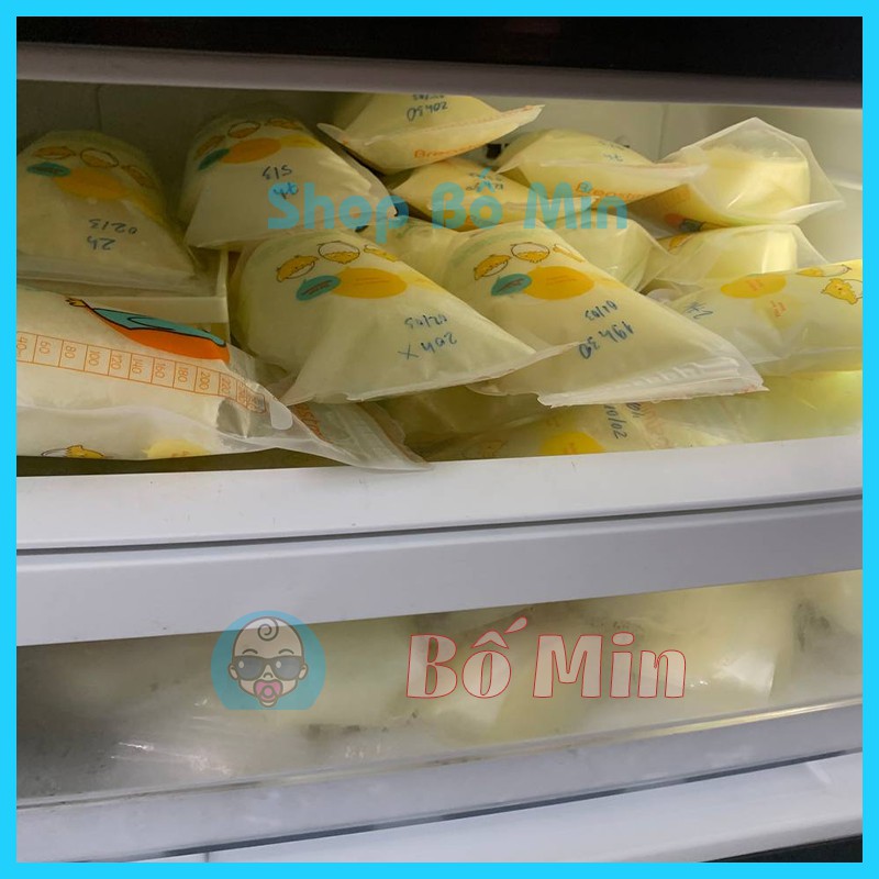 Túi trữ sữa Kichilachi Nhật Bản Hộp 50 túi 250ml siêu xinh[ Shop Bố Min ]