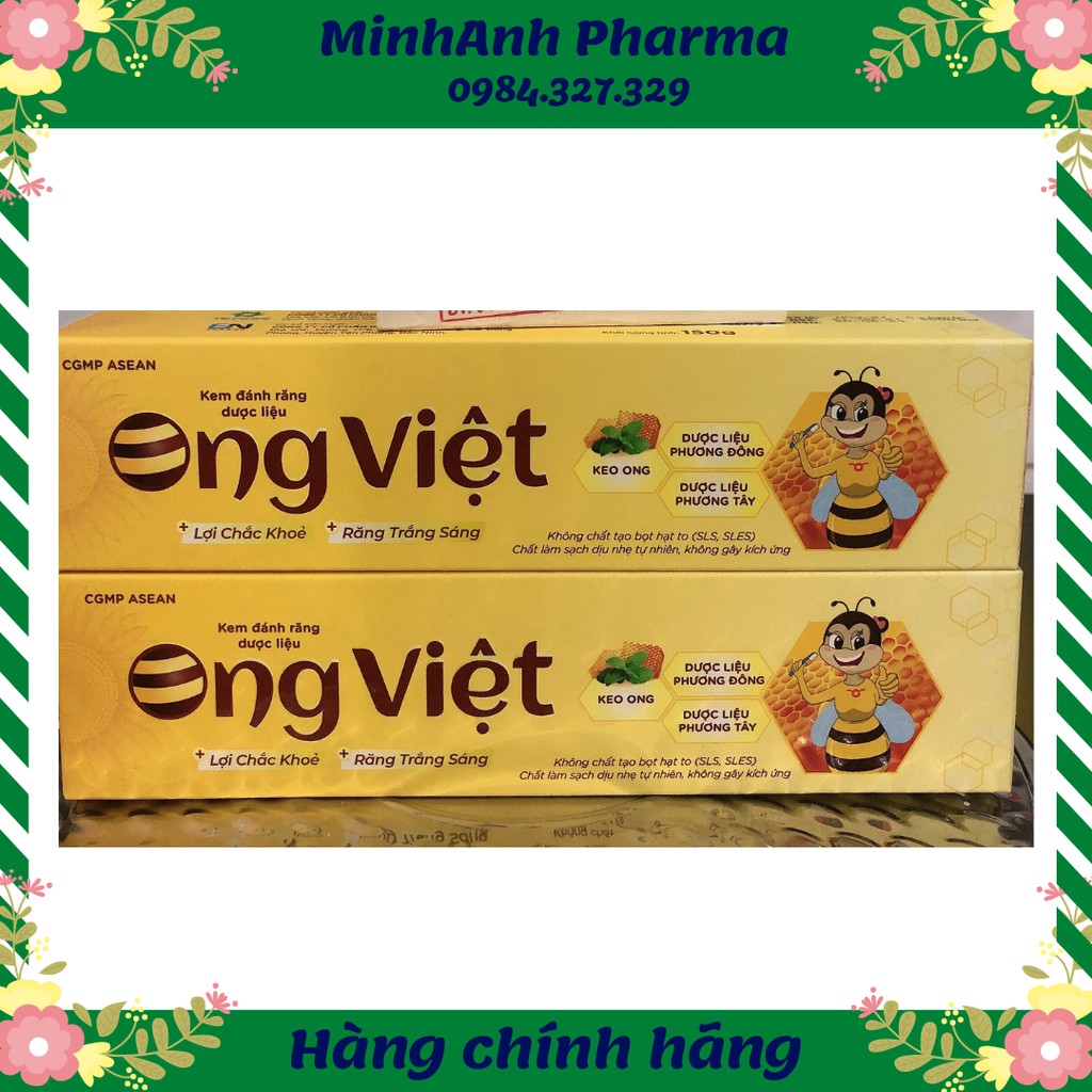 Kem đánh răng Ong Việt ( Keo ong nhập khẩu)