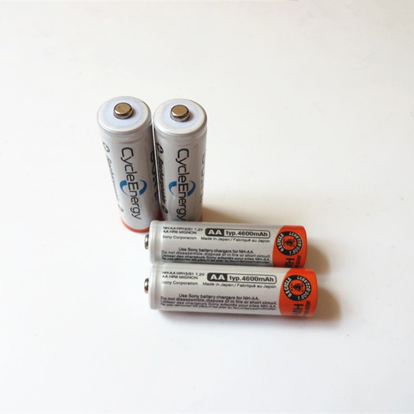 1 vĩ 4 vien  pin  AA NiMH Pin AA 800 MAh 1.2V Pin Sạc 2A Nút Đầu Không PCM Công Nghiệp Nhựa PVC quy Cách Đóng Gói