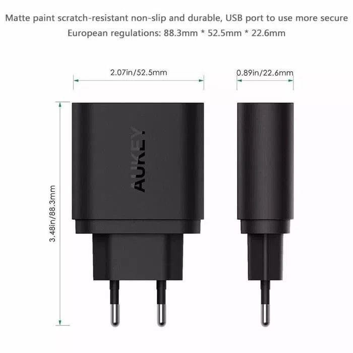 Cốc Sạc Nhanh Aukey Pa-T9 Cổng Usb 3.0