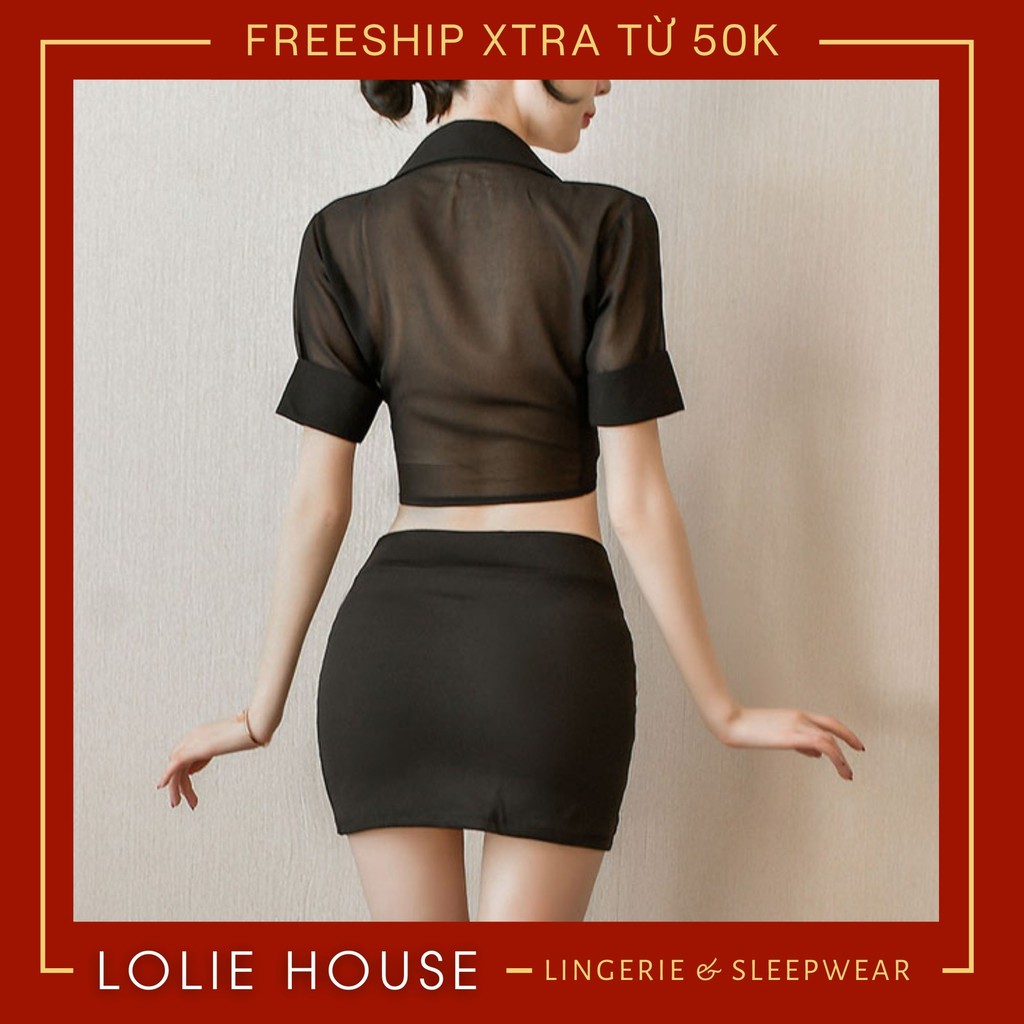 Cosplay thư ký cô giáo sexy - Đồ ngủ cosplay sexy gợi cảm LOLIE HOUSE - CP21 | BigBuy360 - bigbuy360.vn
