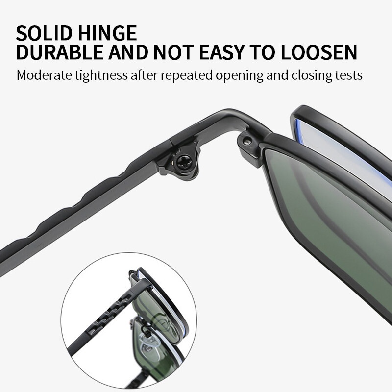 Kính Đọc Sách Chống Ánh Sáng Xanh Đa Năng Xoay 180 Độ° Lật Kính Mát Dạng Gập Xoay 100~400 PTQ