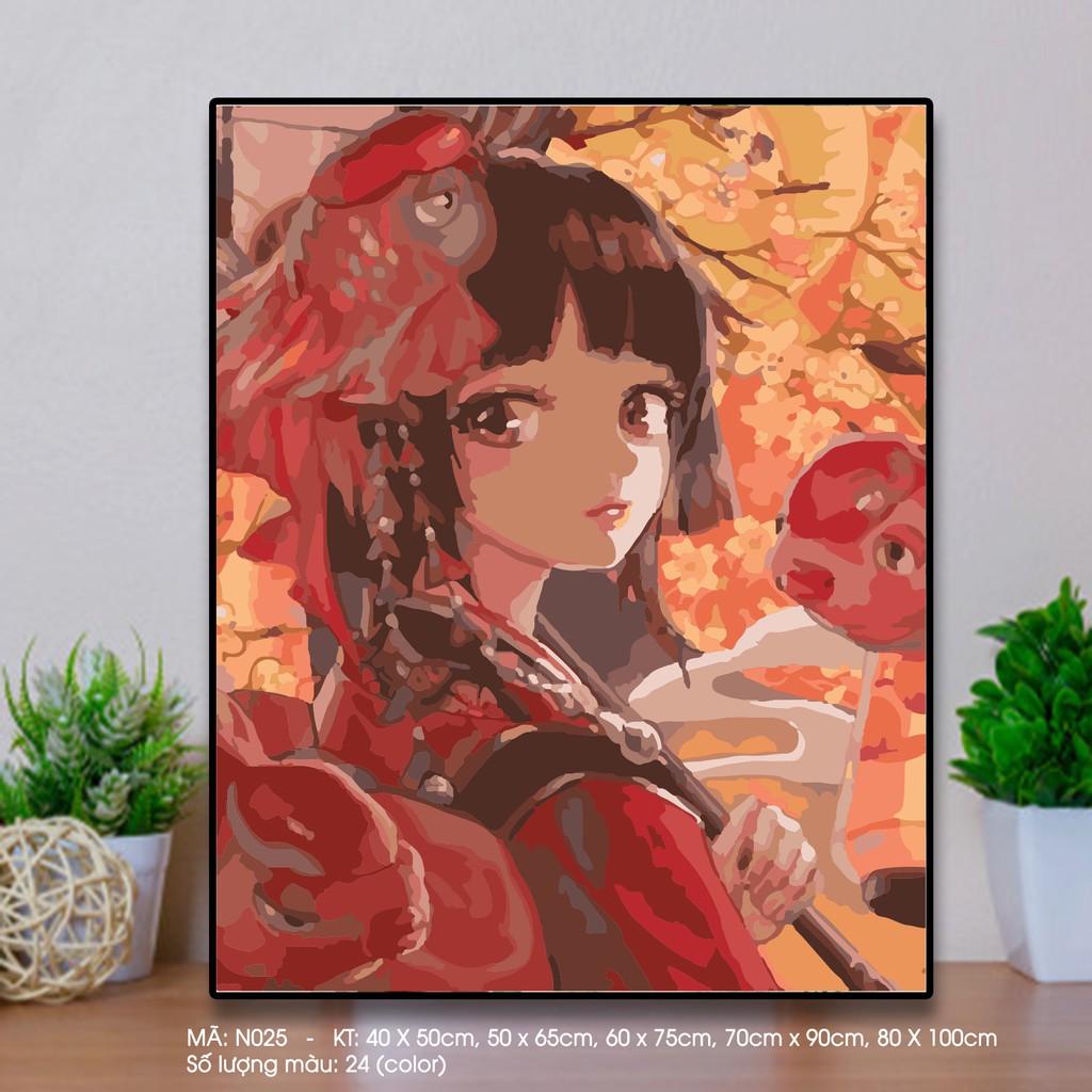 Tranh sơn dầu số hoá tự tô mộng Trung Hoa TOASTEDART - Có sẵn 40x50cm | BigBuy360 - bigbuy360.vn