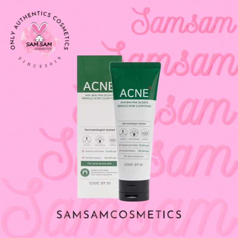 Sữa Rửa Mặt Ngừa Mụn Some By Mi AHA-BHA-PHA 30 Days Miracle Acne Clear Foam
