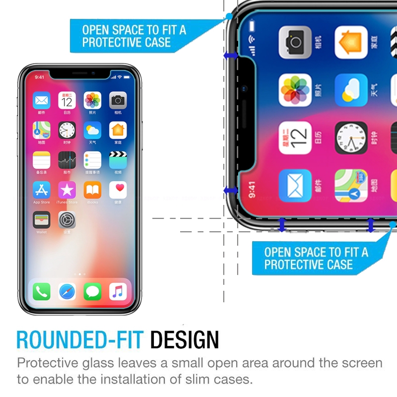 Kính cường lực iphone trước/sau 2 trong 1 cho iphone 4s 5c 5s 6s 7 8P X