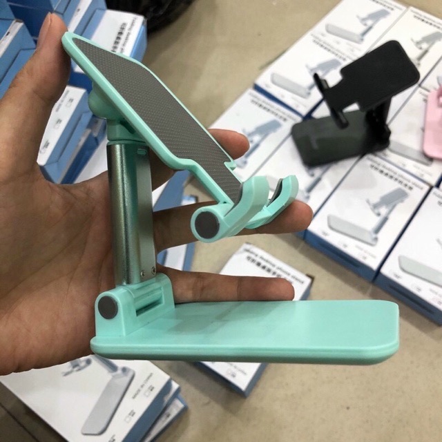 Giá đỡ điện thoại để bàn có gương