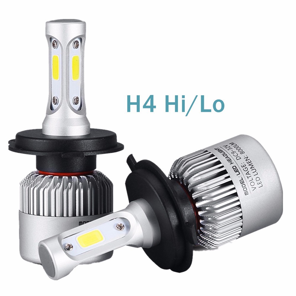 Bộ 2 đèn pha led X7 chân H4 siêu sáng