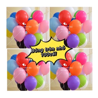 Bong bóng tròn nhỏ 100 cái