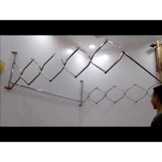 Khung màn xếp gọn + Khung vuông _ inox mới