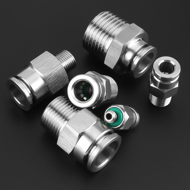 Đầu nối dây dẫn đường ống tiêu chuẩn tháo lắp nhanh chóng 1/8"1/4" 3/8"1/2" BSP