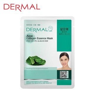 COMBO 10 MIẾNG MẶT NẠ DƯỠNG DA CHIẾT XUẤT NHA ĐAM ALOE COLLAGEN ESSENCE MASK DERMAL