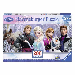Đồ Chơi Xếp Hình Puzzle 200 Mảnh RAVENSBURGER Disney Frozen Friends Panorama Jigsaw Puzzle RV128013 - Herbie Toys