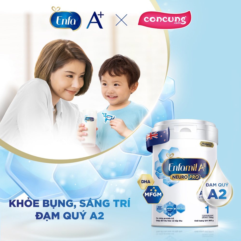 Sữa Enfamil AII NeuroPro 1 Infant Formula cho bé từ 0-6 tháng tuổi 800g