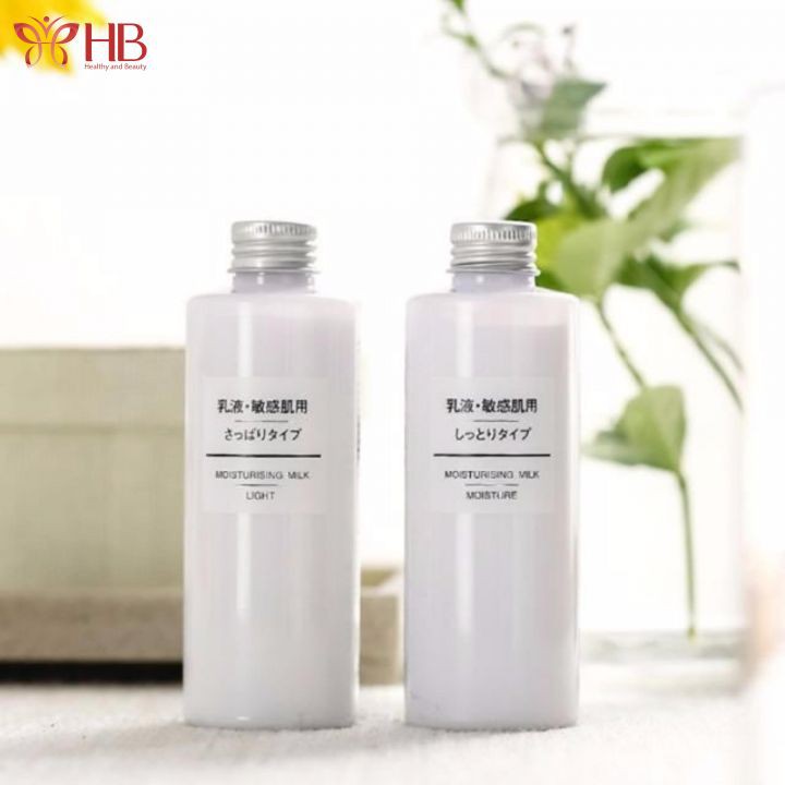 Sữa dưỡng Muji Moisturising Milk ( ligh, mois ) Nhật Bản 200ml