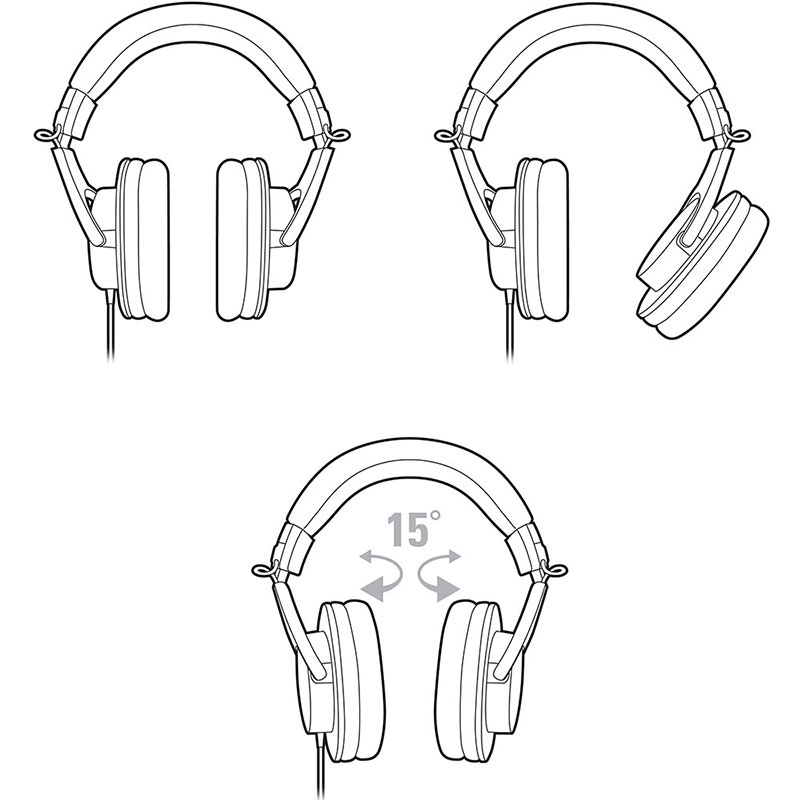 Tai Nghe Kiểm Âm Không Dây Bluetooth Audio Technica ATH M20XBT Thương Hiệu Nhật Bản