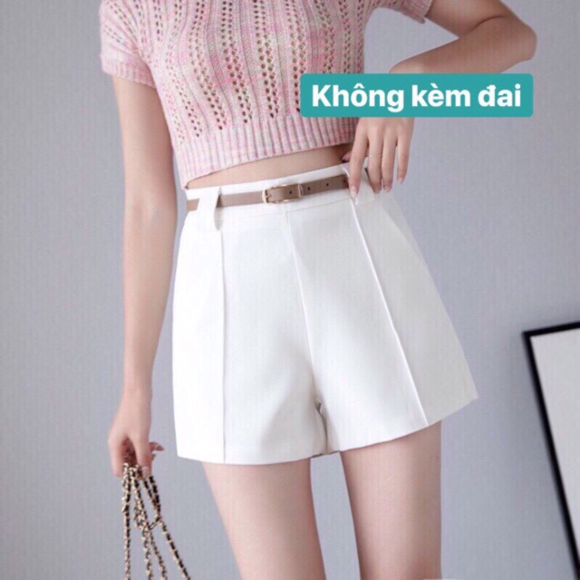 [Mã WASTUP5 giảm 10% tối đa 20K đơn 99K] Quần short cạp cao nhấn eo ( không kèm đai) | BigBuy360 - bigbuy360.vn