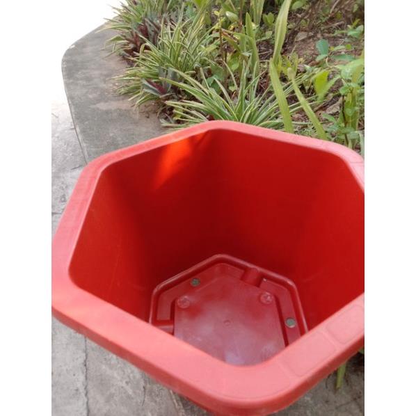 Chậu lục giác FA 350, Fa380, Fa450, FA480 màu đỏ gạch đủ size