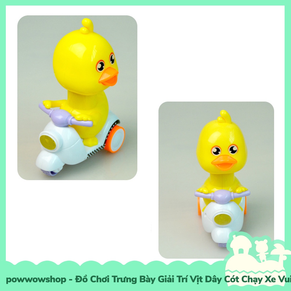 [Sẵn VN - Hỏa Tốc] Đồ Chơi Giải Trí Trưng Bày Vịt Dây Cót Chạy Xe Duck Racing Vui Nhộn Nhiều Màu
