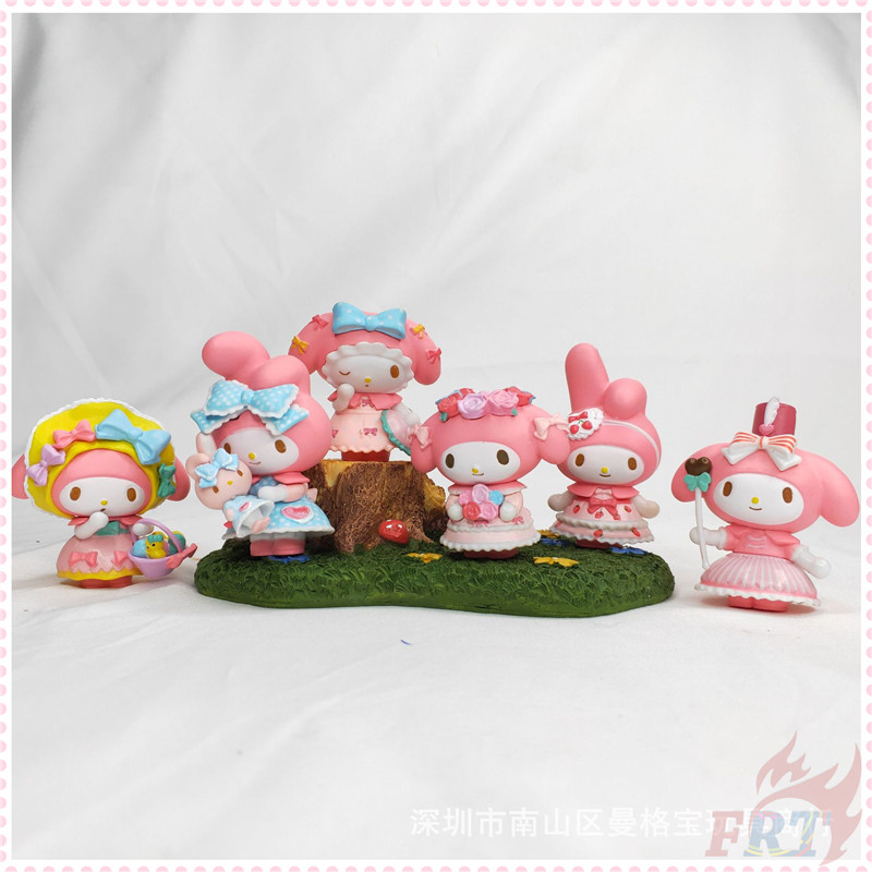 Set 6 Mô Hình Nhân Vật Phim Hoạt Hình Sanrio My Melody