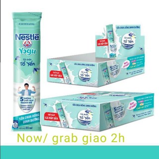 ( Chỉ giao HCM) Sữa chua Yogu chứa tổ yến (30 ống x 85ml) date 10/2021