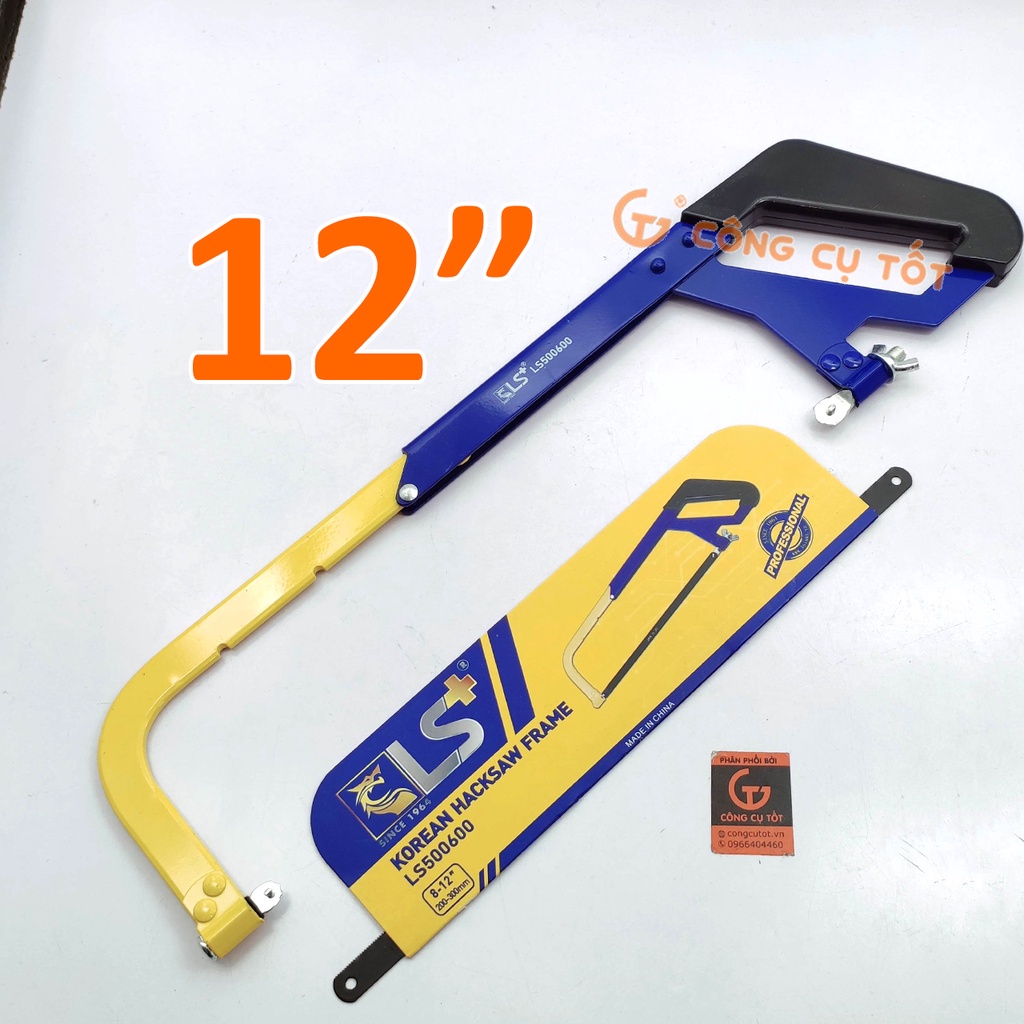 Khung cưa sắt 12inch 300mm 3 cữ linh hoạt LS+ LS500600