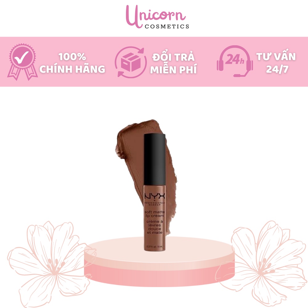 SON KEM LÌ NYX SOFT MATTE LIP CREAM - BERLIN SMLC23 Unicornshop