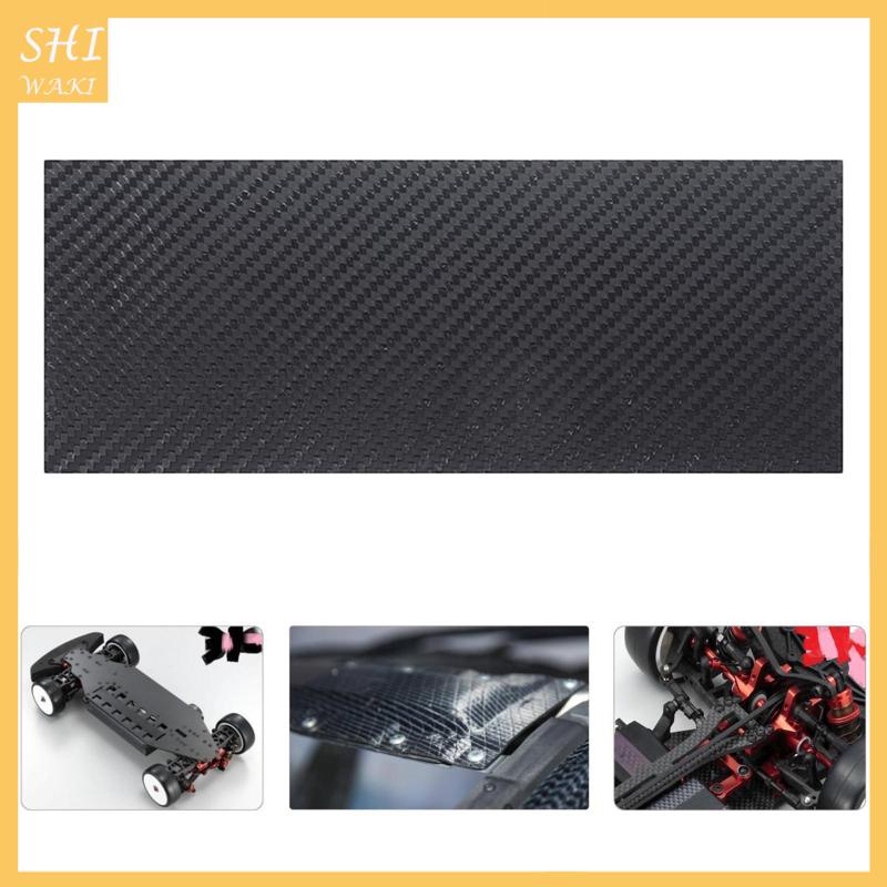 Tấm Sợi Carbon Thẳng 0.5mm / 1mm / 2mm / 3mm Cho Khung Ảnh 125x75x0.5mm