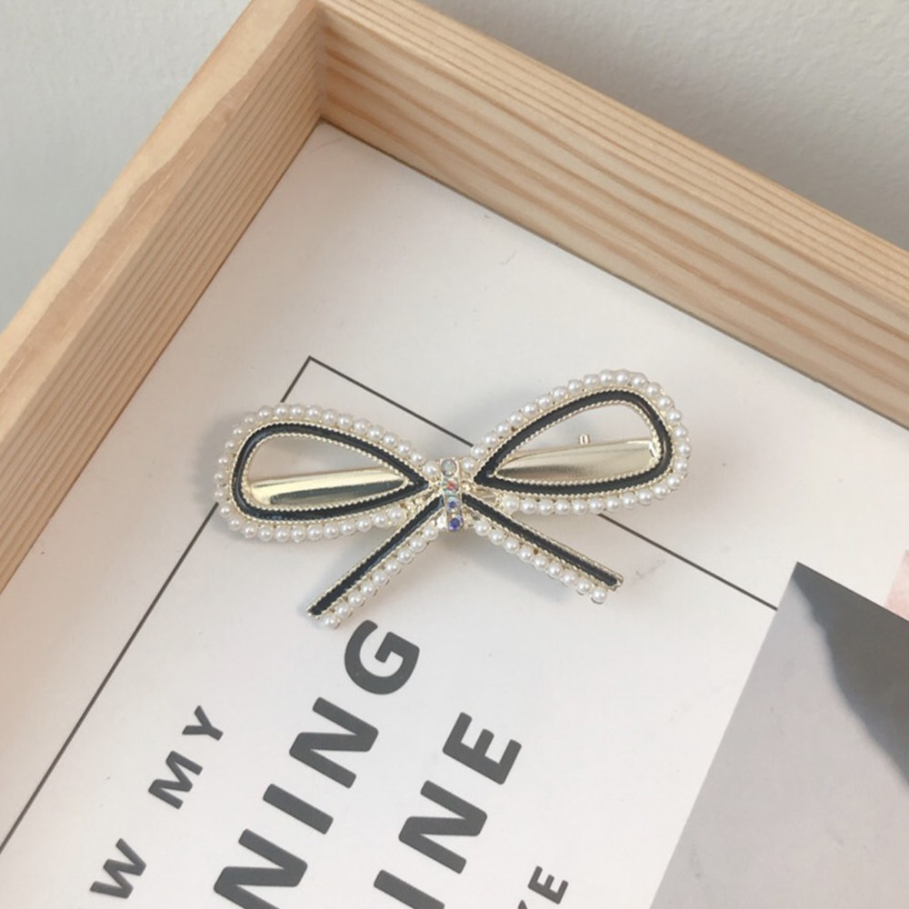 Kẹp tóc mỏ vịt đính hạt mini xinh xắn DTOnline (nhiều mẫu)