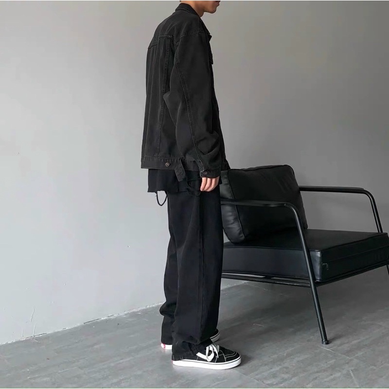 QUẦN KAKI TRƠN ỐNG RỘNG