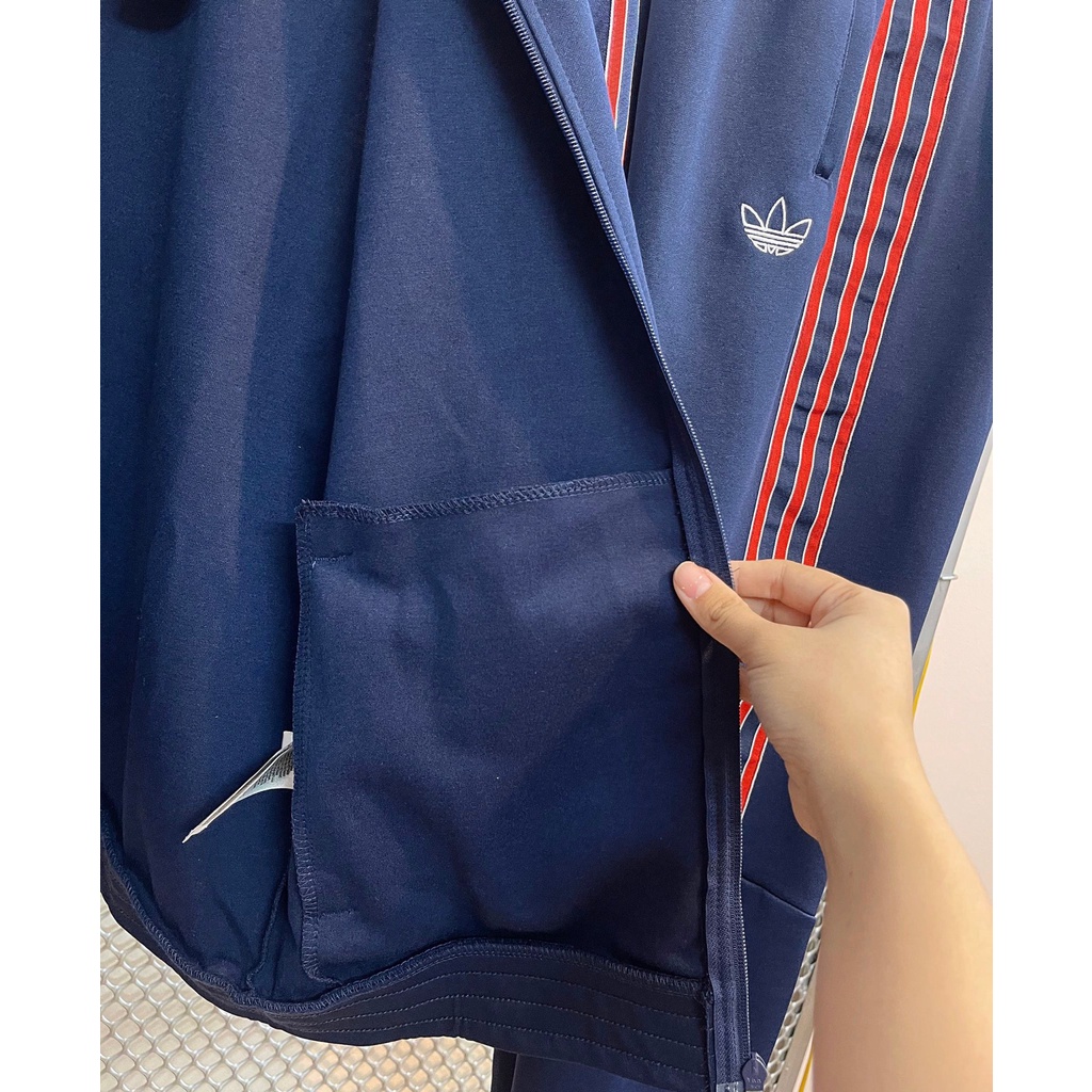 [ CÓ VIDEO SẢN PHẨM] Bộ thể thao Adidas TRACK JACKET 3 SỌC SPORT NAVY - GN2446 GN2448 | HÀNG CHUẨN 1:1 | CÓ TEM HDSD