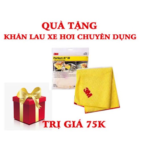 (COMBO) Bộ 5 sản phâm DIY 3M  chăm sóc xe hơi chuyên dụng - Tặng khăn lau xe hơi chuyên dụng 3M