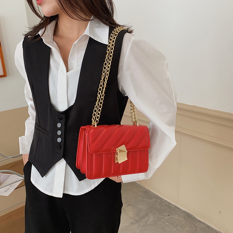 Túi đeo vai IELGY dáng vuông nhỏ phong cách phương tây thời trang cho nữ