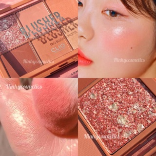 Phấn Má Clio Pro Blusher Palette Mute Petal