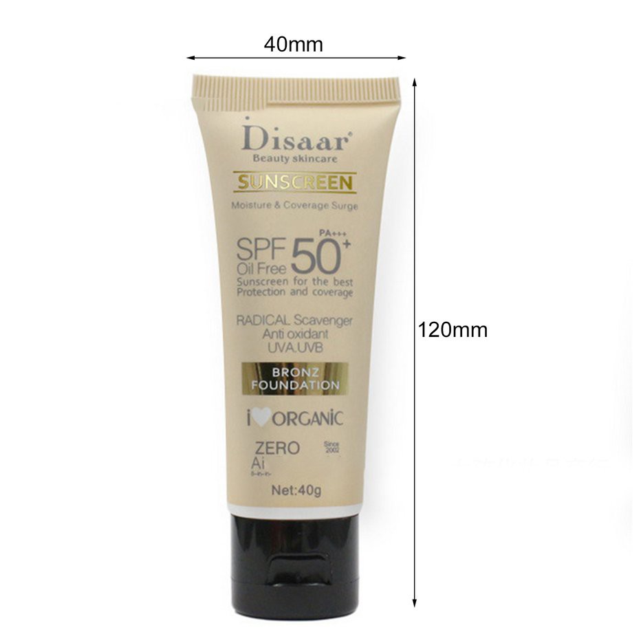 Kem chống nắng Pa + + + Spf 50 + chăm sóc da lâu trôi