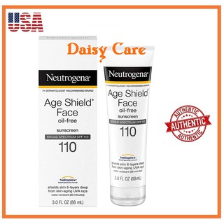   Hàng Mỹ  Kem chống nắng chống lão hoá Neutrogena Age Shield Face Oil free Sunscreen Broad Spectrum SPF110  88ml  
