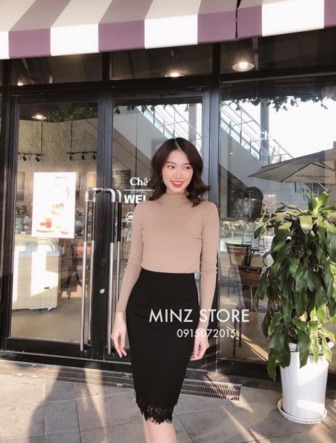 Chân váy bút chì gấu REN nữ | BigBuy360 - bigbuy360.vn