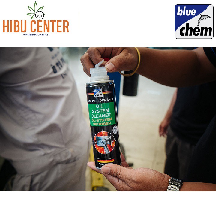 { Oil System Cleaner } Dung dịch vệ sinh động cơ BLUECHEM 250ml