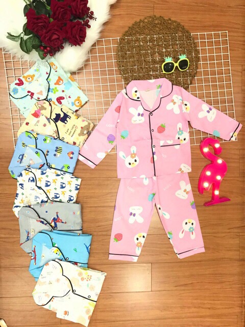 [16-28kg] Bộ pijama size Đại chất đẹp cho bé trai và bé gái