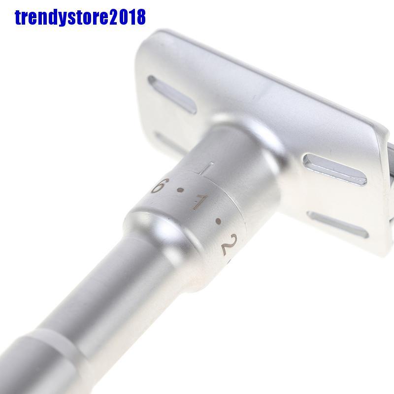 Dao Cạo Râu Lưỡi Kép Tay Cầm Cổ Điển Kèm 5 Lưỡi Dao Cạo