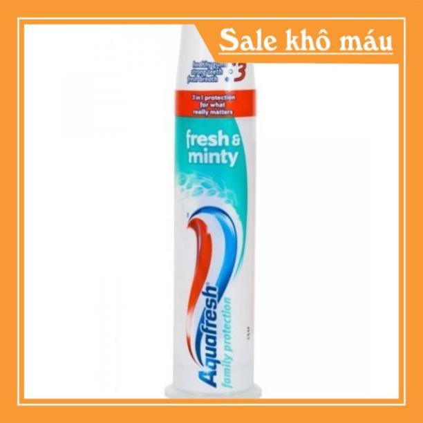 Kem đánh răng dạng ống Aquafresh 100ml, Kem đánh răng chính hãng an toàn HN03