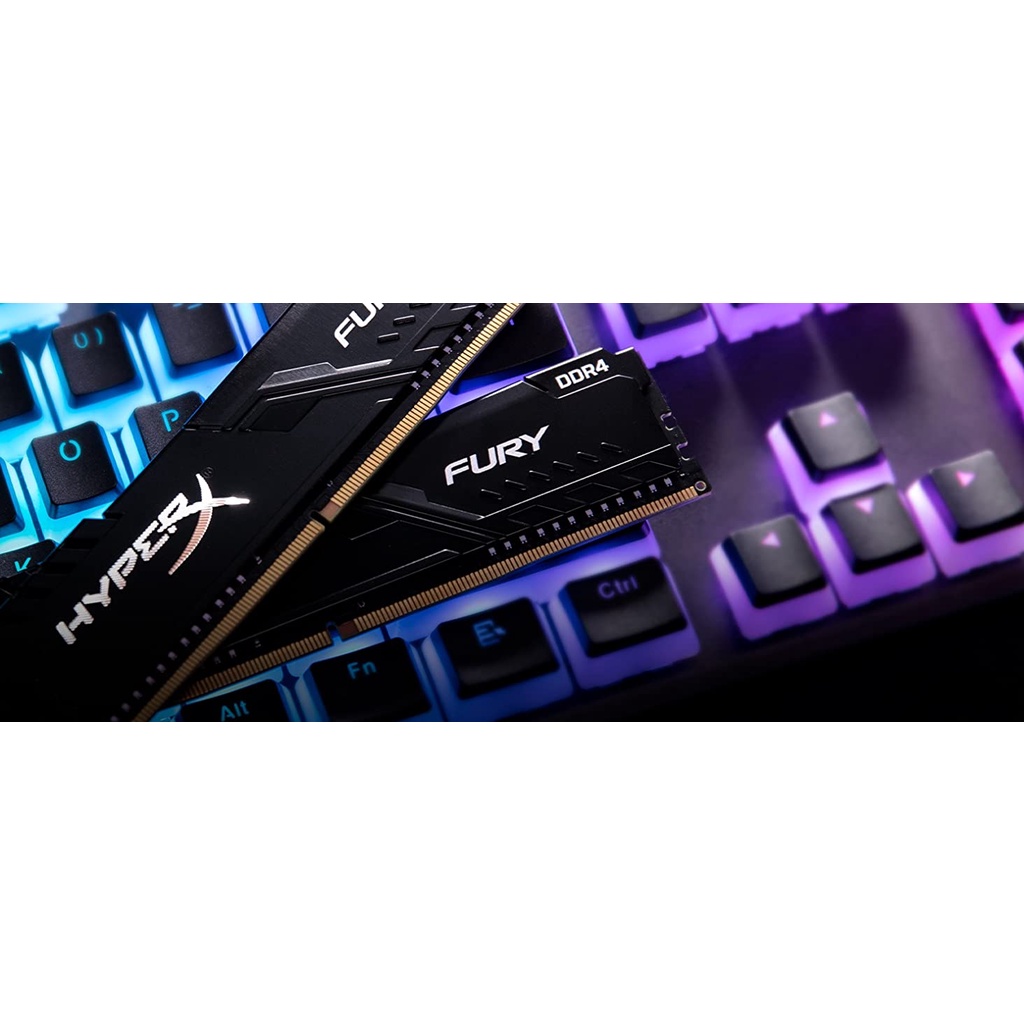 [Mã 44ELSALE2 giảm 7% đơn 300K] Ram PC Kingston HyperX Fury 8GB DDR4 2666MHz Chính Hãng - Mới Bảo hành 36 tháng